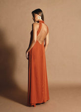 Vestido Dolores Terracota