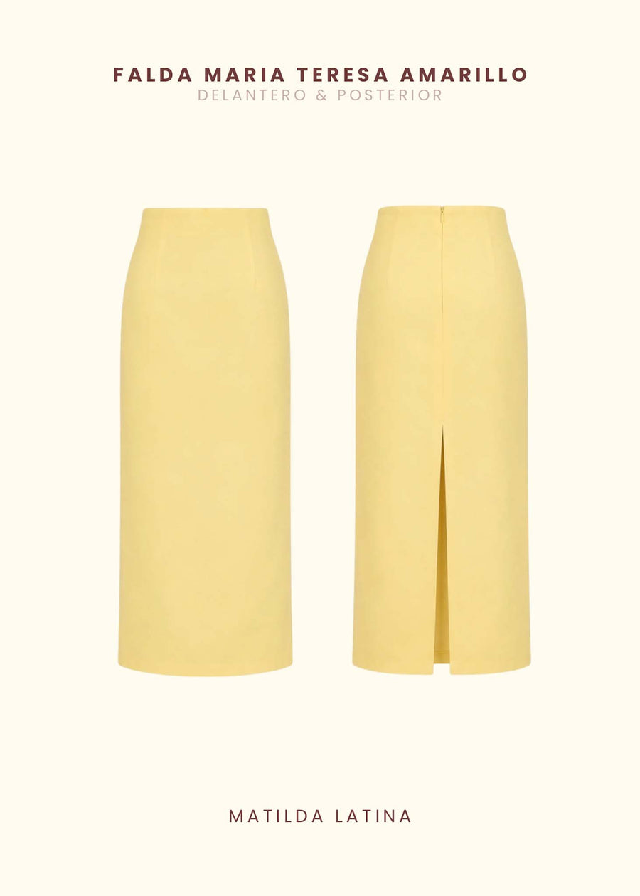 Falda María Teresa Amarillo, foto 3