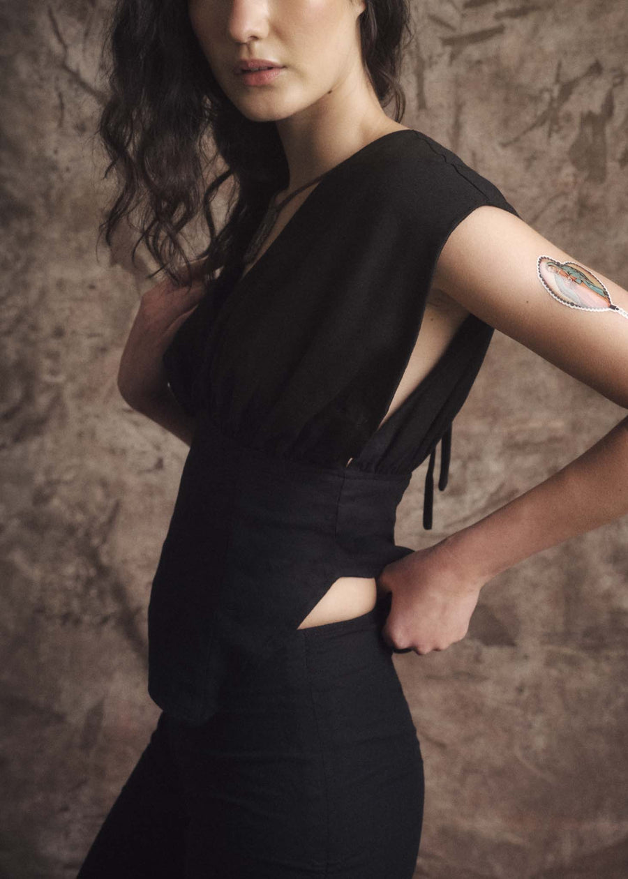 Blusa La Amante Negro, foto 4