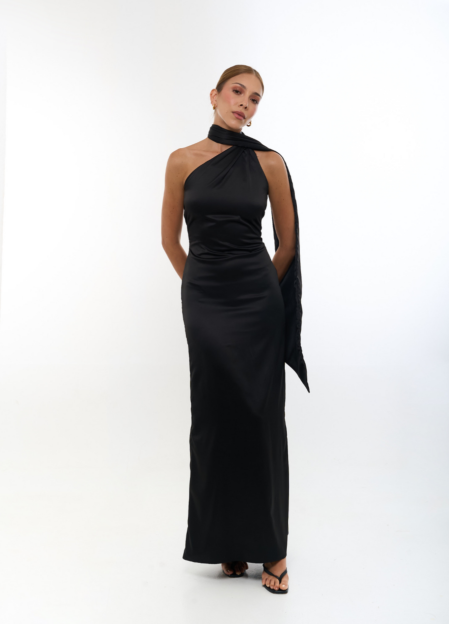 Vestido Maid Of Honor Negro, foto 1