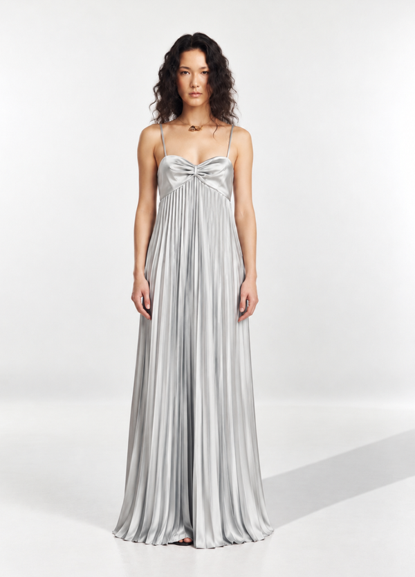 Vestido Judith Plateado