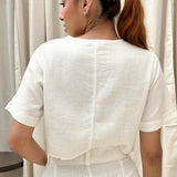 Blusa Safari Ivory
