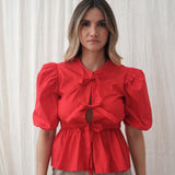 Blusa Cigarras Rojo