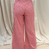 Pantalón Cuadros Rojos Muestra