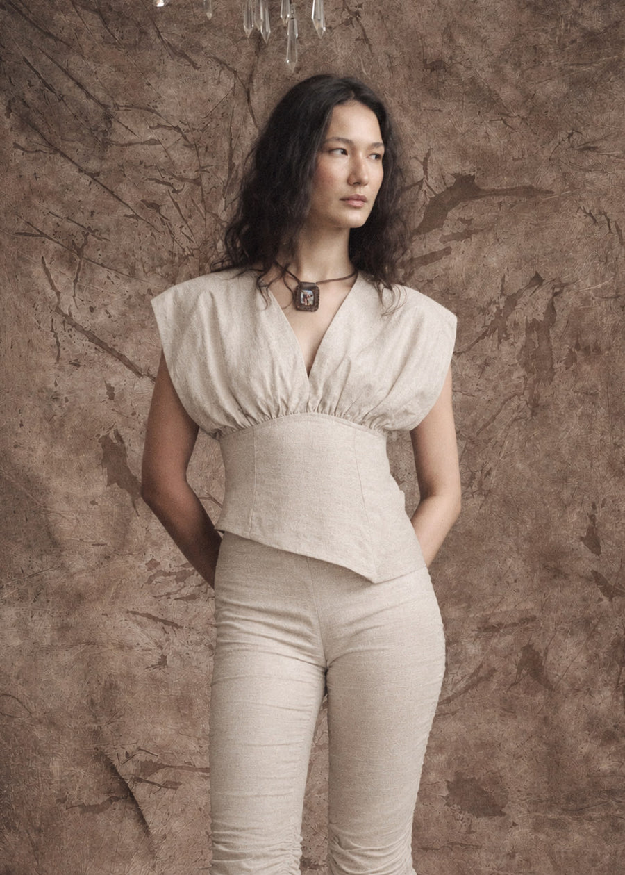 Blusa La Amante Arena, foto 3