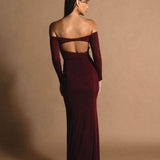 Vestido La Habana Borgoña