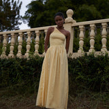 Vestido Lienzo Amarillo