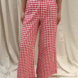 Pantalón Cuadros Rojos Muestra