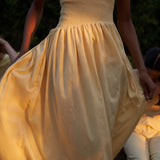 Vestido Lienzo Amarillo