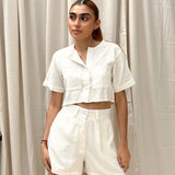 Blusa Safari Ivory