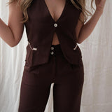 Chaleco Latino Vest Cocoa