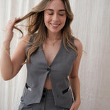 Chaleco Latino Vest Gray