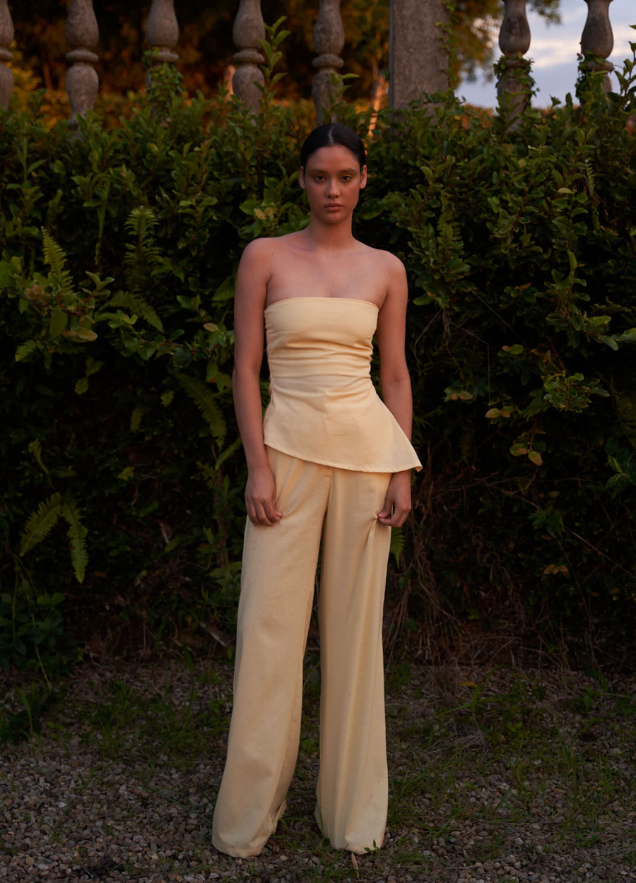Pantalón Bota Ancha Amarillo, foto 2