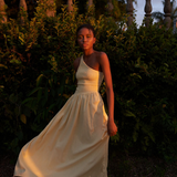 Vestido Lienzo Amarillo