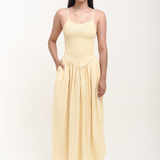 Vestido Cafetal Amarillo