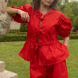 Blusa Cigarras Rojo