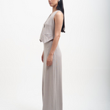 Pantalon Julia Plateado