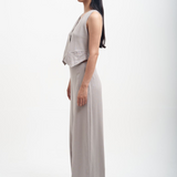 Chaleco Julia Plateado