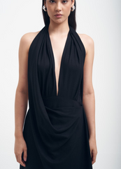 Vestido Maxi Torbellino Negro