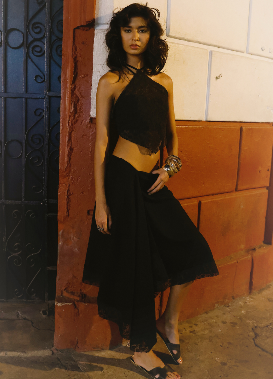 Falda Tulum Negro, foto 1