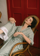 Set Gaviota Cuadros Verde