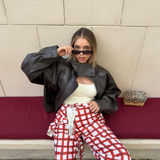 Pantalón Fonda Rojo + Sobrepuesto Fonda Rojo