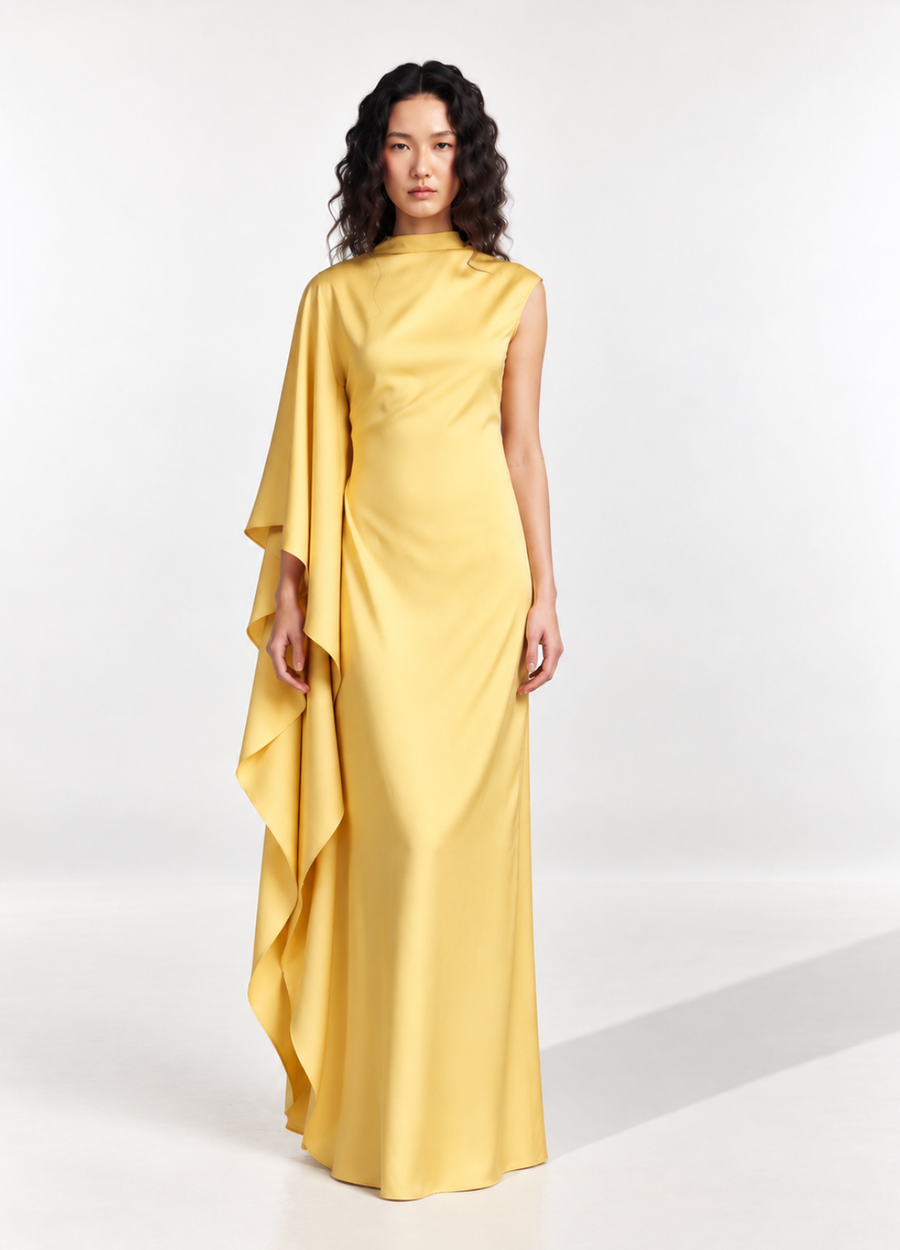 Vestido Shalott Amarillo, foto 1