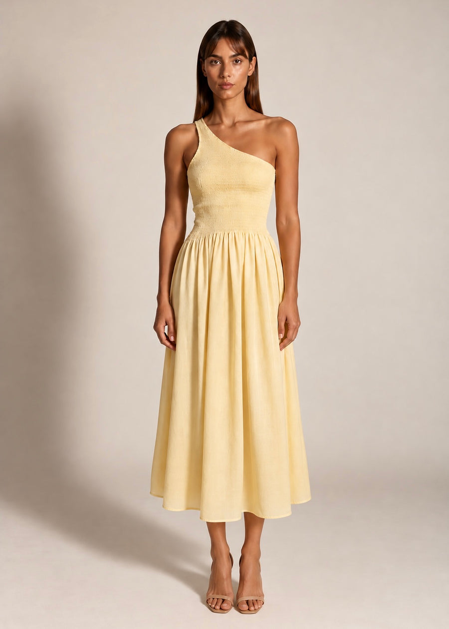 Vestido Lienzo Amarillo, foto 1