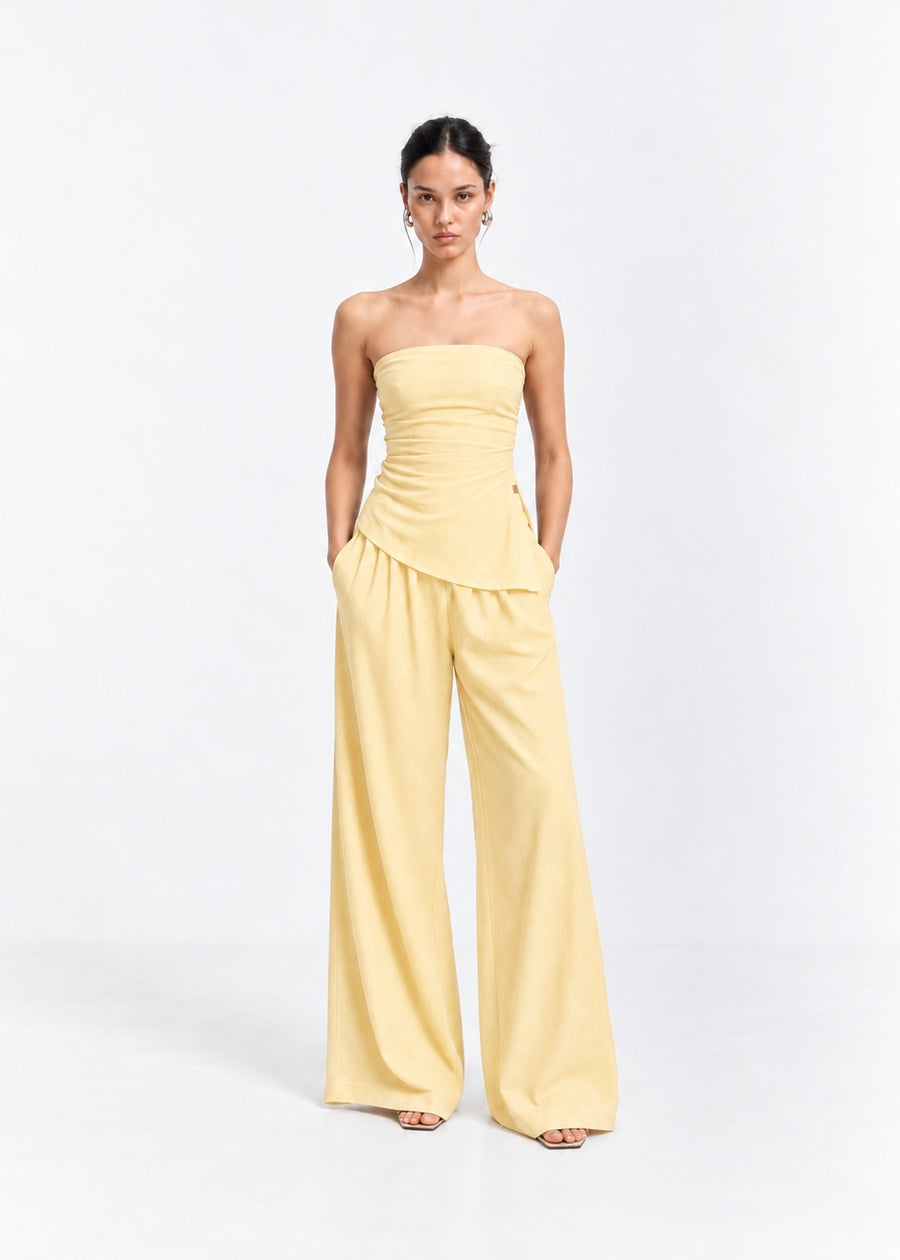 Pantalón Bota Ancha Amarillo, foto 1