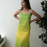 Vestido hamaca verde degrade